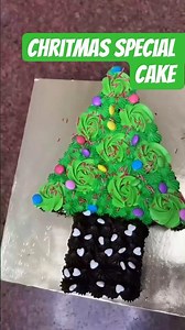 🎄🎅Mini Christmas tree cake design❣️ #trending #christmas #ytshorts