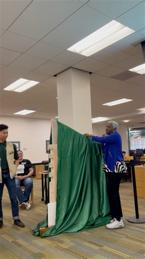 11K views · 222 reactions | Miss the CLA building? “The point” of our beloved CLA building now has a new home at the Maker Studio, located in the CPP Library. The point sits upon a custom wooden display case - designed and constructed by Student Innovation Idea Lab (SIIL) students - that will display rotating student projects created in the various SIIL spaces. Learn more about SIIL: https://bit.ly/4iS7914 | Cal Poly Pomona | Facebook