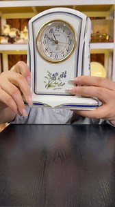 Beautiful Porcelain Desk Clock ₱1,500 only! Mine now! | Kisses Home - UK & Japan Treasure Shop | Facebook
