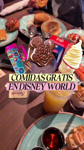 ✨ ¡VOLVIÓ UNA DE LAS PROMOS MÁS ESPERADAS DE DISNEY! ✨ Sí, Disney anunció que en 2026 algunos huéspedes podrán recibir el plan de comidas GRATIS al reservar su paquete. 🍔🍕🍦 Esto significa que durante tu viaje vas a poder usar créditos para comidas, snacks y restaurantes dentro de los parques y hoteles Disney. Requisitos importantes: ✔️ Reservar un paquete con hotel Disney ✔️ Mínimo 4 noches ✔️ Tickets de parques por 4 días con Park Hopper 📅 Fechas incluidas en la promo 2026: • 28 de junio al