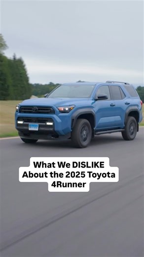 Consumer Reports on Instagram: "Nothing’s perfect—not even the Toyota 4Runner. It looks cool, but let’s be real: it could use some more upgrades. What do you think? See the full episode of Talking Cars 482 through the link in our bio. #consumerreports #4runner #toyota4runner #carsofinstagram #cargram #carexperts"