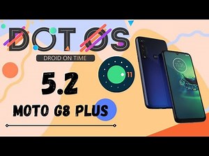Como Instalar Android 11 Moto G8 Plus DotOs 5.2 visual do Android 12