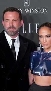 Ben Affleck snuck a kiss on the red carpet before stepping aside to let JLO do her thing at last night’s ELLE Women in Hollywood celebration 📸: Getty | HELLO! Canada