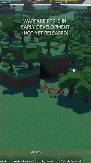 Warfare RTS Roblox Development Update!