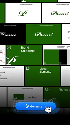 A K R I V I on Instagram: "Generate brand guidelines for wordmarks🔥 Every set of brand guidelines is unique to the brand—whether it’s built around a logo mark or a wordmark. I’ve created several automated templates designed to work across a wide range of logo variations. The Signature template, in particular, works exceptionally well for wordmarks. it automatically ads the shorter version of the wordmark, to the corner of each page🪄 Comment GUIDEIT and I’ll send you the link to join the waitli