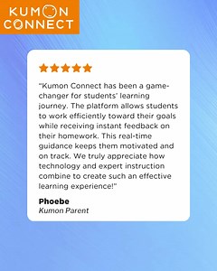 Instant feedback. Steady progress. Instructor guidance. What’s your favorite part of Kumon Connect? ✨ | Kumon
