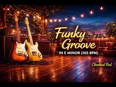 Super Funky Groove Backing Track in E Minor (105 BPM) | Funk Guitar Jam