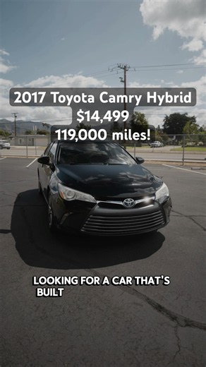 Toyota Camry Hybrid with 119,000 miles!