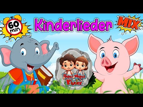 Kinderlieder-Mix – 60 Minuten ❤️️ Die besten deutschen Kinderlieder 🥇