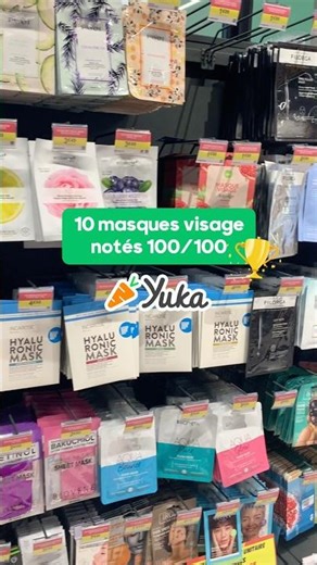 10 masques visages notés 100/100 sur Yuka 🧖