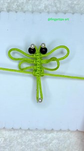 5.3K views · 80 reactions | Make a dragonfly pendant#diy #handmade #handwork #tutorial #pendant #dragonfly #keychain | Fingertips_art | Facebook