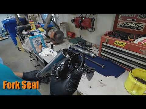 1987 ZG1000 Front forks Complete disassembly and rebuild