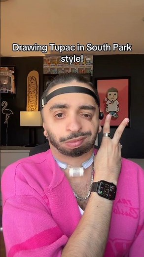 Drawing TUPAC / 2PAC in SOUTH PARK style!