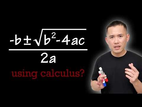 Proving the quadratic formula using calculus? (just my attempt)