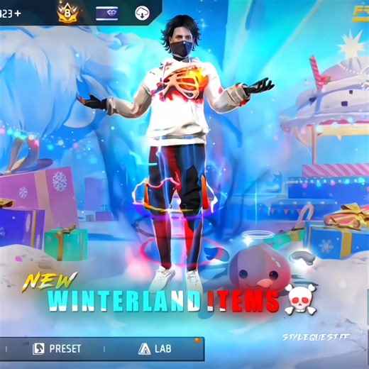 WINTERLAND ITEMS🥶 #freefire #stylequest_ff