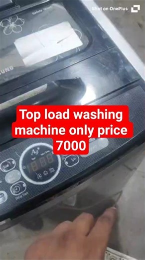 Samsung top load washing machine only price rs 7000 6 month warranty