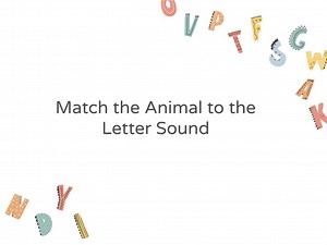 Matching Sounds, Colors, and Shapes