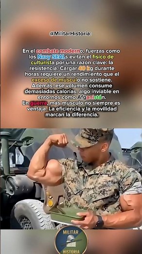 ¿Por qué los Navy SEALs evitan el cuerpo de culturista? 👀🪖