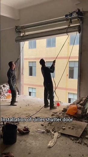 🔧 Roll-Up Door Installation #RollUpDoor #DoorInstallation #IndustrialDoor #shutterdoor