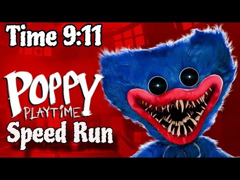 [WORLD RECORD] Fastest Escape In Poppy Playtime Chapter 1 || Speed Run🤯🤯