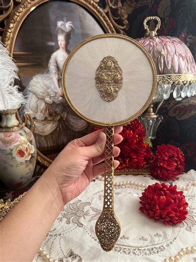 Antique 1920’s Apollo Hand Mirror - Etsy