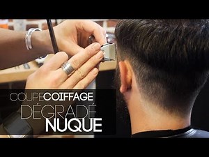 Men's cut with a graduated nape