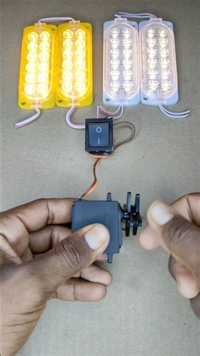 4 Servo Light Start From High metal servo gear dynamo • Dc Motor #electricalcurrent #phaselinear