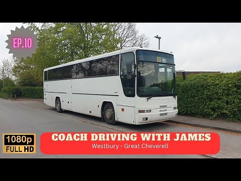 Coach Driving With James Ep.10 - Driving the Volvo B10M Westbury to Great Cheverell