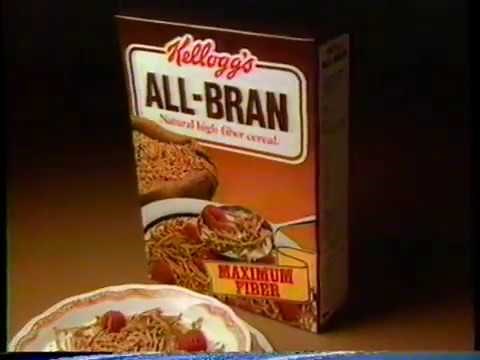 1984 Kellogg's All Bran Cereal TV Commercial