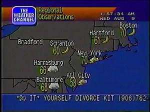 Weather Channel local forecast (1995)