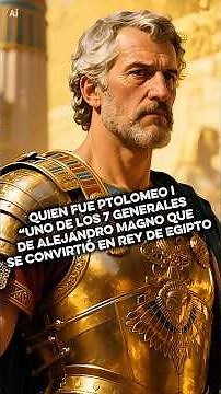 Quien Fue Ptolomeo I“Uno de los 7 Generales de Alejandro Magno que se convirtió en Rey de Egipto