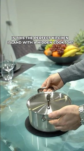 Is this the perfect kitchen island with a hidden cooktop?