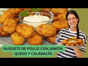 Chicken Nuggets with Ham and Zucchini