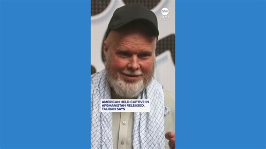 American held captive in Afghanistan released, Taliban says