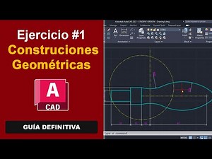 ✏️AUTOCAD EJERCICIO #1 - CONSTRUCCIONES GEOMÉTRICAS