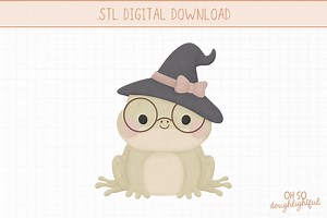Frog Witch Cookie Cutter STL - Etsy Canada