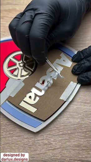 Arsenal logo designed by Darlux designs.
