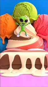 “Alien Jumps Into a Melting Ice-Cream Bed” #usa #disney #alienremix #aliendance