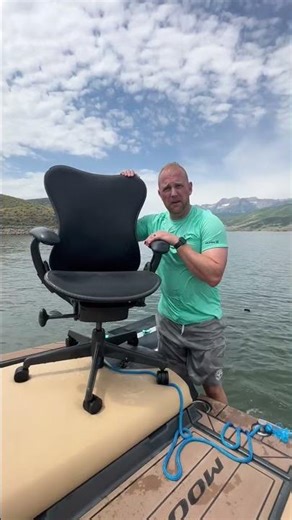 Can It Sit? Ep. 1: Herman Miller Mirra Chair vs Water #shorts