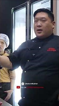 TRAINING HARI PERTAMA !!! LANGSUNG GUE SEMPROT.... wkwkwk #halal #kuliner#gadingserpong