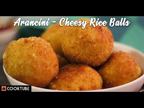 Arancini – Cheesy Rice Balls | Leftover Rice & Cheese Balls Recipe | Italian Food