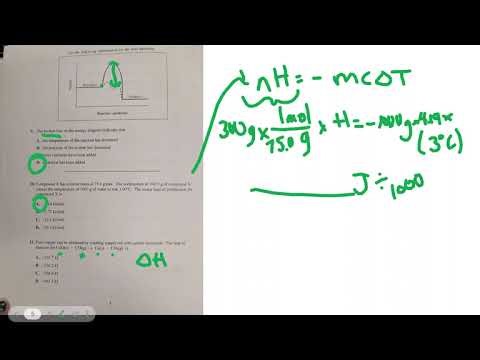 Thermochemistry Practice Test- Chemisty 30