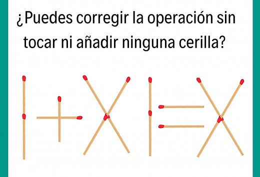 5 retos matemáticos con palillos ¿Serás capaz de resolverlos? ¡Anímate! - Yo Soy Tu Profe