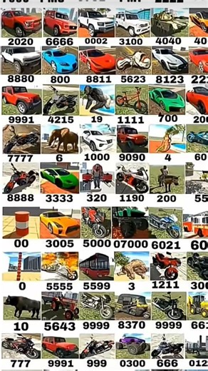 200+Indian bike 3D amazing cheat code