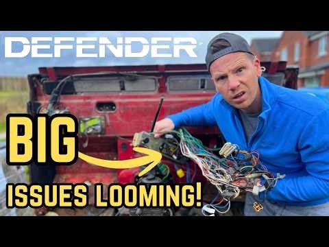 35 year old Land Rover Defender has big issues