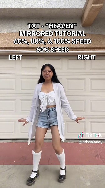 TXT - Heaven Dance Tutorial Mirrored 🪽 #txt #tomorrow_x_together #tomorrowxtogether #heaven #kpoptutorial #kpopdancetutorial