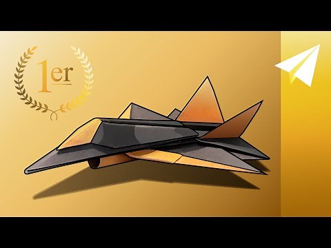 Cómo Hacer Un Avión Jet De Papel Ganador De Competencia Que Vuela MUY Lejos — Frostbite