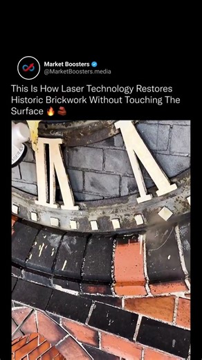 Laser can restore historic brickwork