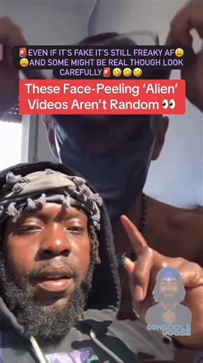 Ntombiyenkosi on Instagram: "ALIENS FACE PEELING TREND🫩🫩🫩"