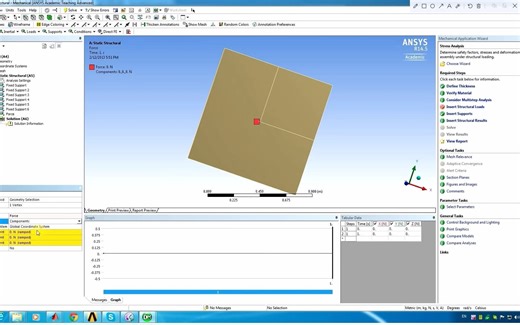 【ANSYS Workbench】在某一点施加力